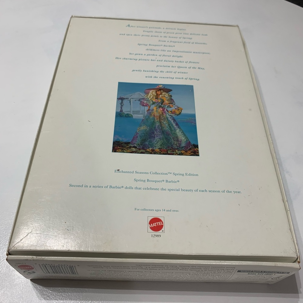Barbie 1994 Mattel Spring Bouquet Doll Enchanted Seasons Collection Limited - Picture 6 of 7
